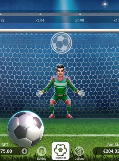 penalty shoot-out gratis spins